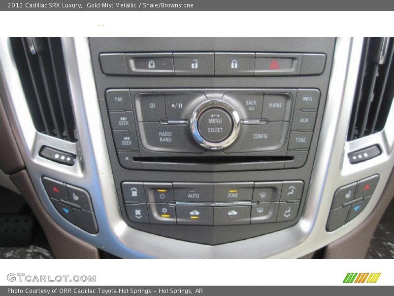 Gold Mist Metallic / Shale/Brownstone 2012 Cadillac SRX Luxury