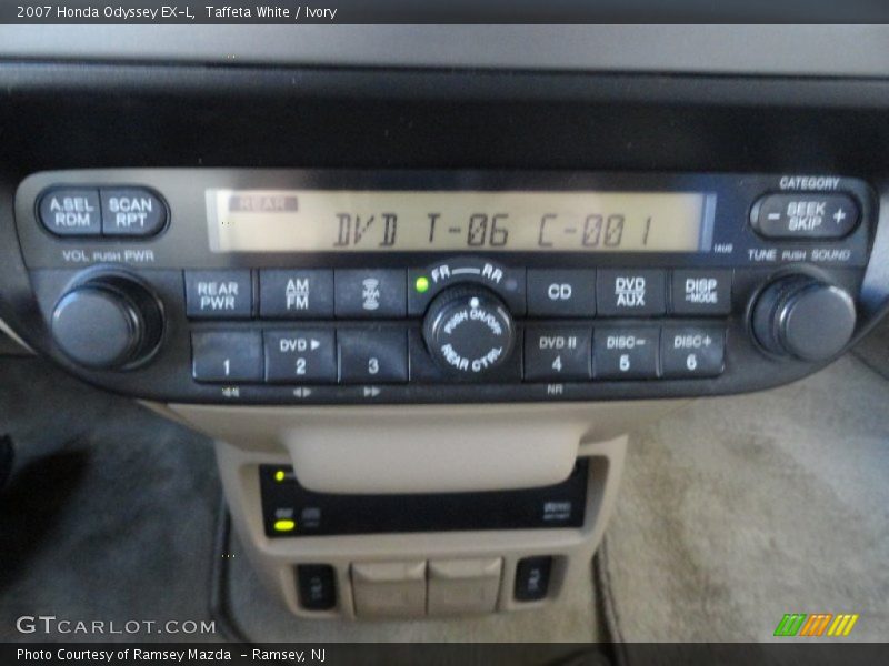 Taffeta White / Ivory 2007 Honda Odyssey EX-L