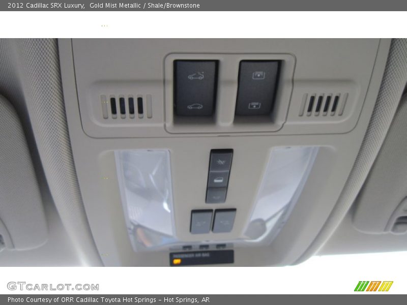 Gold Mist Metallic / Shale/Brownstone 2012 Cadillac SRX Luxury