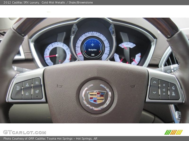 Gold Mist Metallic / Shale/Brownstone 2012 Cadillac SRX Luxury