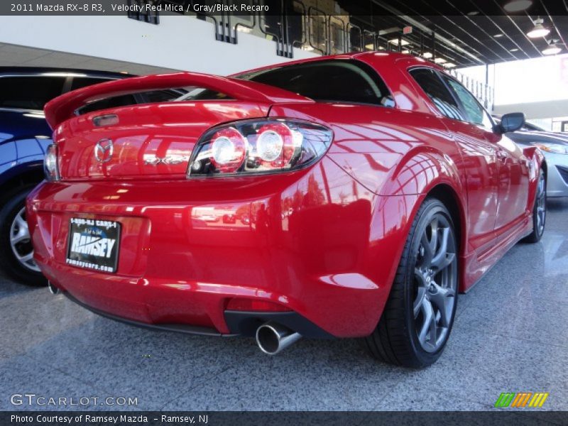 Velocity Red Mica / Gray/Black Recaro 2011 Mazda RX-8 R3