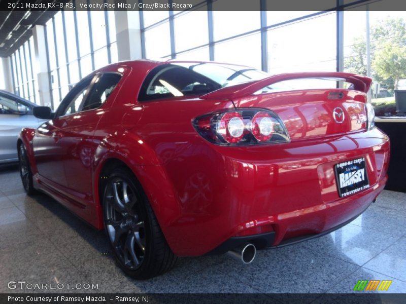 Velocity Red Mica / Gray/Black Recaro 2011 Mazda RX-8 R3