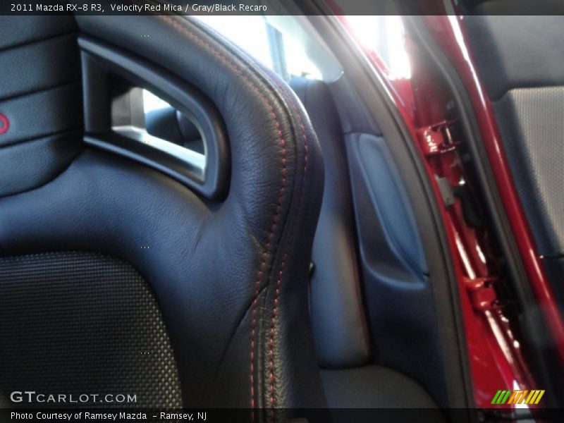 Velocity Red Mica / Gray/Black Recaro 2011 Mazda RX-8 R3