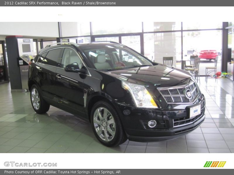 Black Raven / Shale/Brownstone 2012 Cadillac SRX Performance