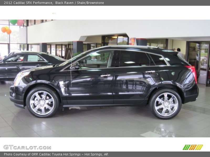 Black Raven / Shale/Brownstone 2012 Cadillac SRX Performance