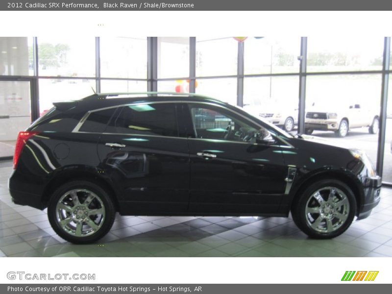 Black Raven / Shale/Brownstone 2012 Cadillac SRX Performance