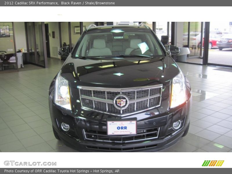 Black Raven / Shale/Brownstone 2012 Cadillac SRX Performance