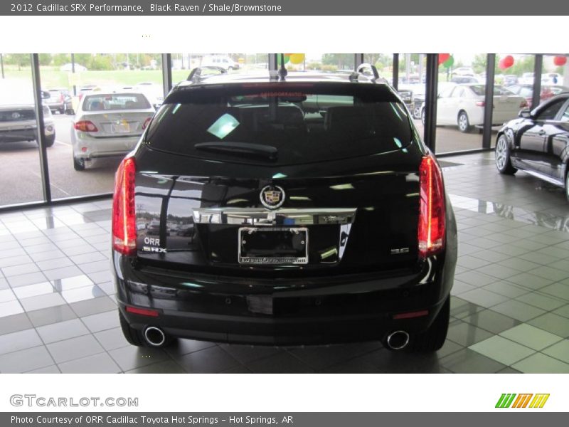 Black Raven / Shale/Brownstone 2012 Cadillac SRX Performance