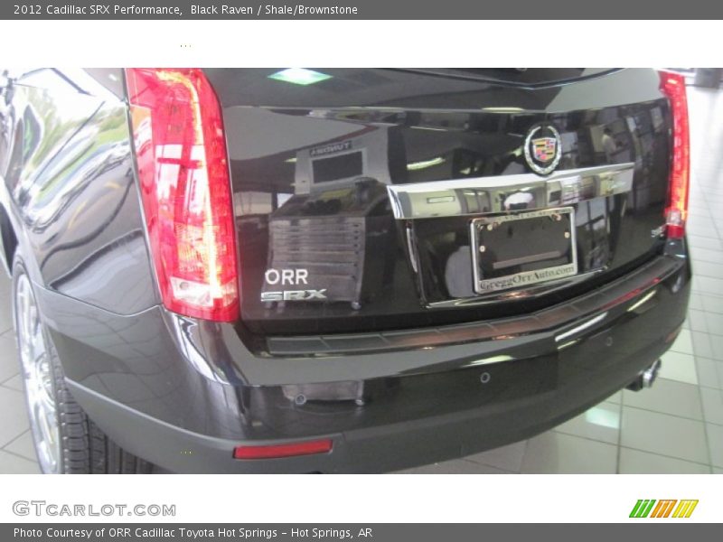 Black Raven / Shale/Brownstone 2012 Cadillac SRX Performance