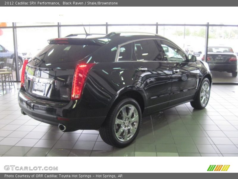 Black Raven / Shale/Brownstone 2012 Cadillac SRX Performance
