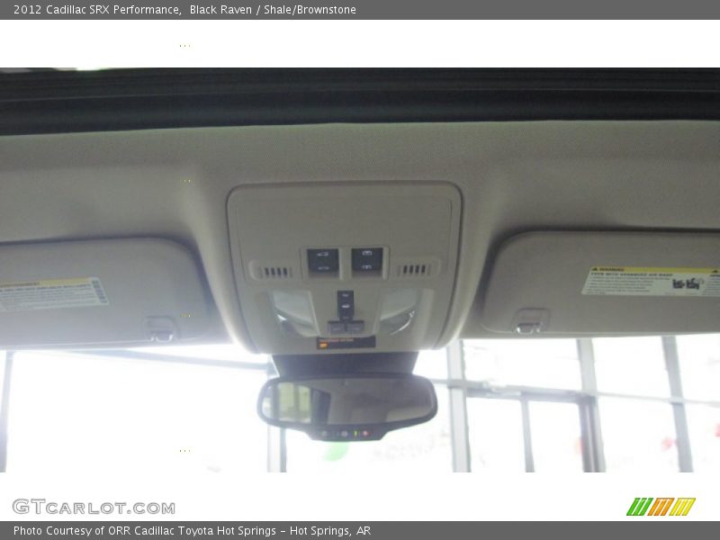 Black Raven / Shale/Brownstone 2012 Cadillac SRX Performance