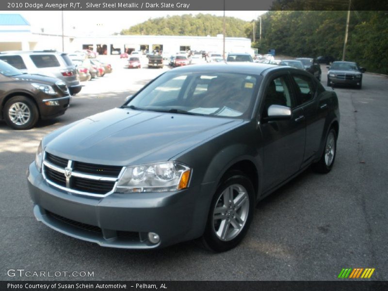 Silver Steel Metallic / Dark Slate Gray 2010 Dodge Avenger R/T