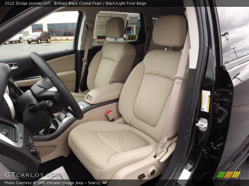  2012 Journey SXT Black/Light Frost Beige Interior