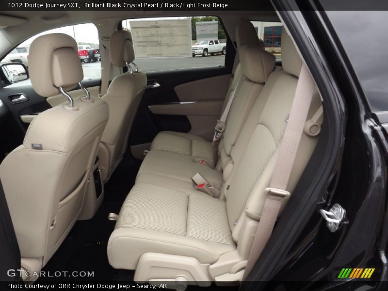  2012 Journey SXT Black/Light Frost Beige Interior