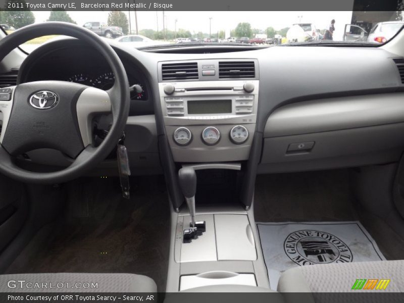 Barcelona Red Metallic / Bisque 2011 Toyota Camry LE