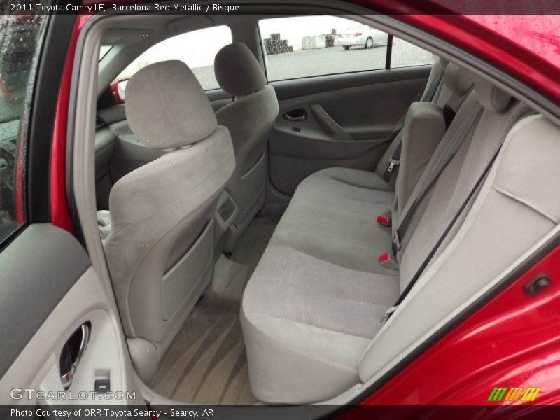 Barcelona Red Metallic / Bisque 2011 Toyota Camry LE