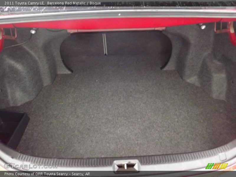 Barcelona Red Metallic / Bisque 2011 Toyota Camry LE