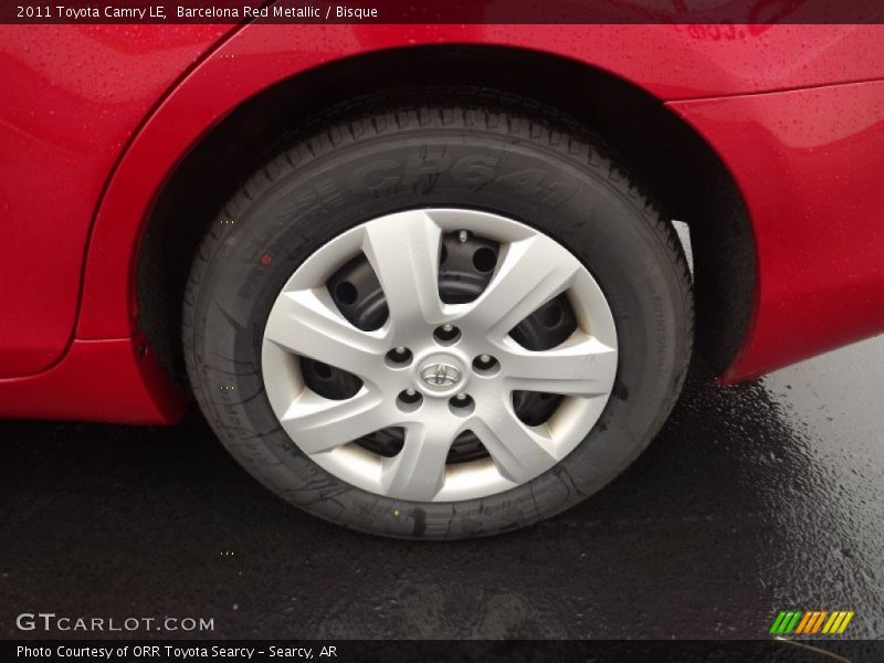 Barcelona Red Metallic / Bisque 2011 Toyota Camry LE