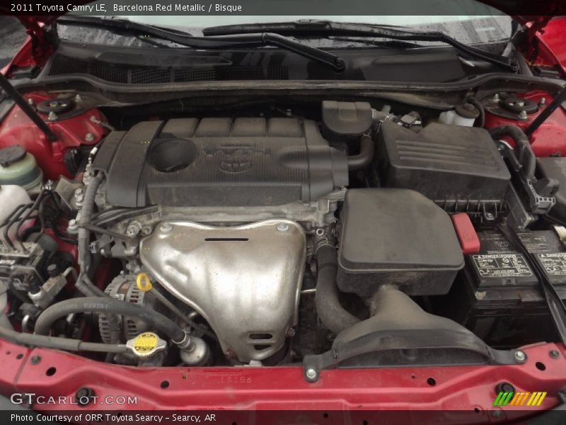 Barcelona Red Metallic / Bisque 2011 Toyota Camry LE
