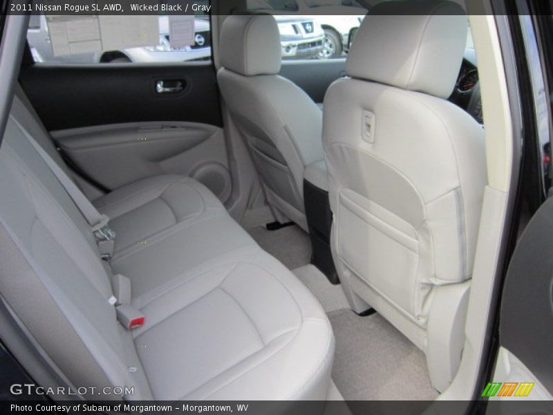 Wicked Black / Gray 2011 Nissan Rogue SL AWD