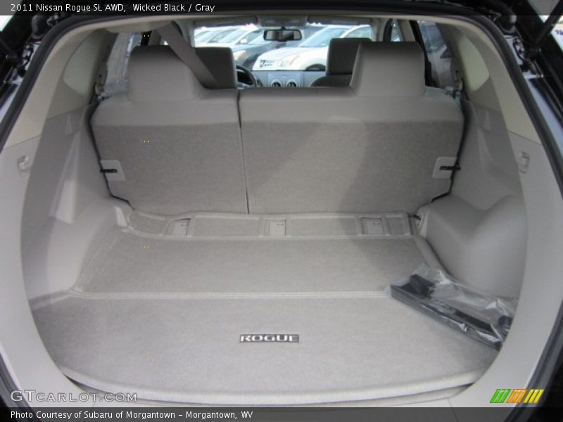 Wicked Black / Gray 2011 Nissan Rogue SL AWD