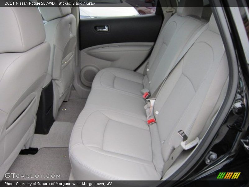Wicked Black / Gray 2011 Nissan Rogue SL AWD