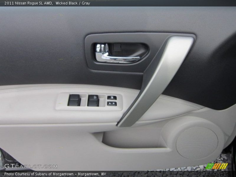 Wicked Black / Gray 2011 Nissan Rogue SL AWD