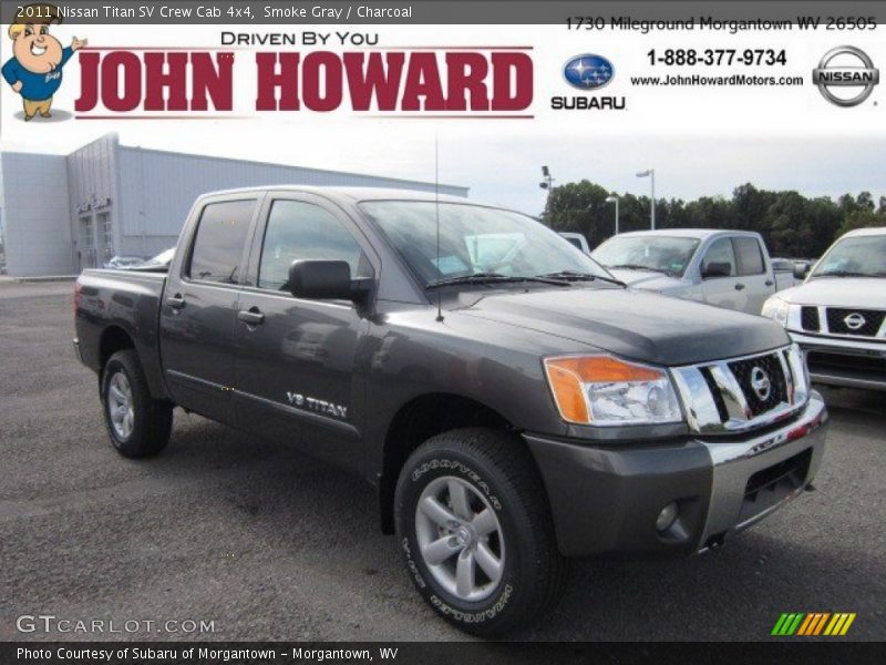 Smoke Gray / Charcoal 2011 Nissan Titan SV Crew Cab 4x4
