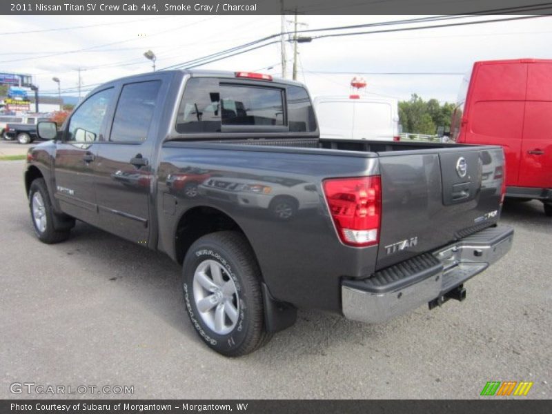 Smoke Gray / Charcoal 2011 Nissan Titan SV Crew Cab 4x4