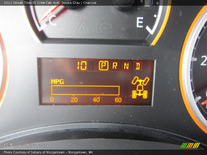 Smoke Gray / Charcoal 2011 Nissan Titan SV Crew Cab 4x4