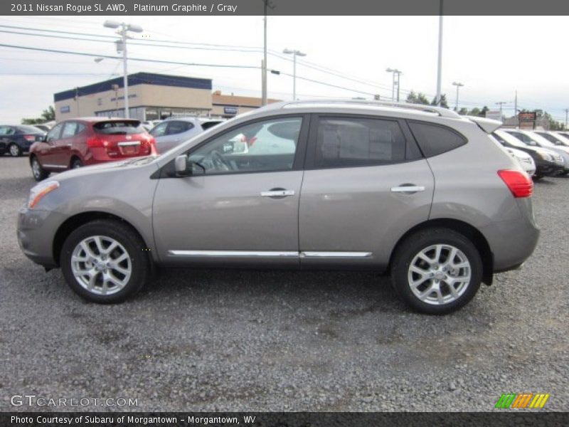 Platinum Graphite / Gray 2011 Nissan Rogue SL AWD