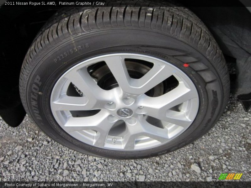 Platinum Graphite / Gray 2011 Nissan Rogue SL AWD