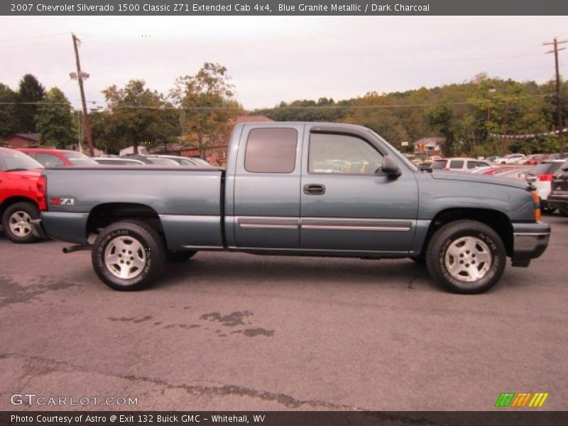 Blue Granite Metallic / Dark Charcoal 2007 Chevrolet Silverado 1500 Classic Z71 Extended Cab 4x4
