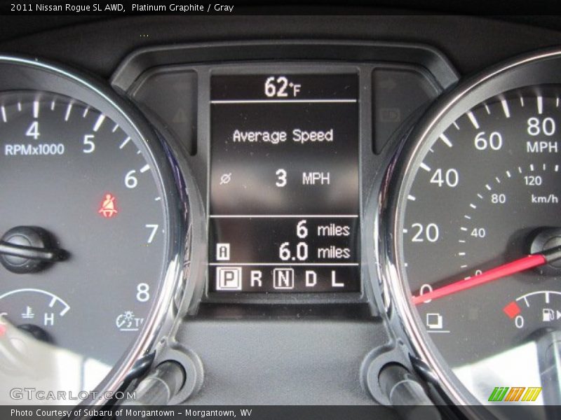 Platinum Graphite / Gray 2011 Nissan Rogue SL AWD
