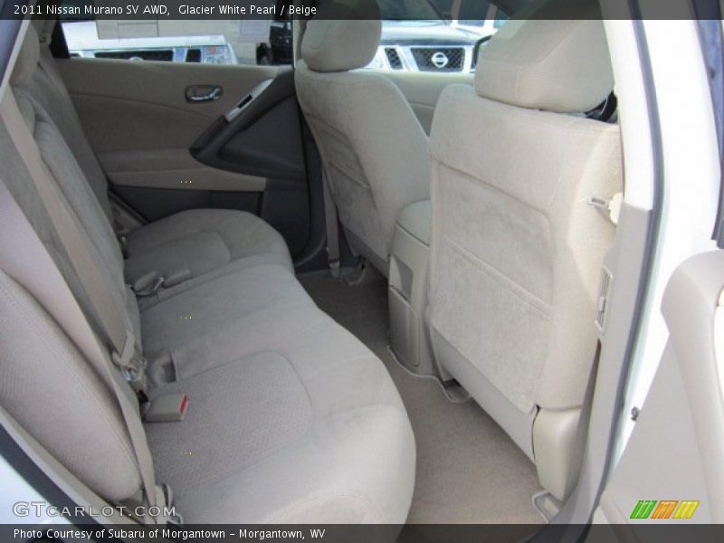 Glacier White Pearl / Beige 2011 Nissan Murano SV AWD