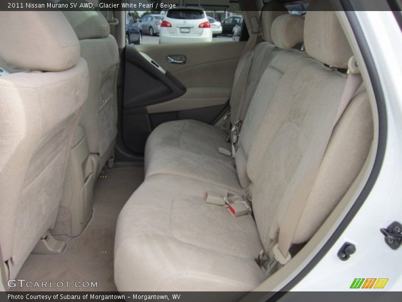 Glacier White Pearl / Beige 2011 Nissan Murano SV AWD