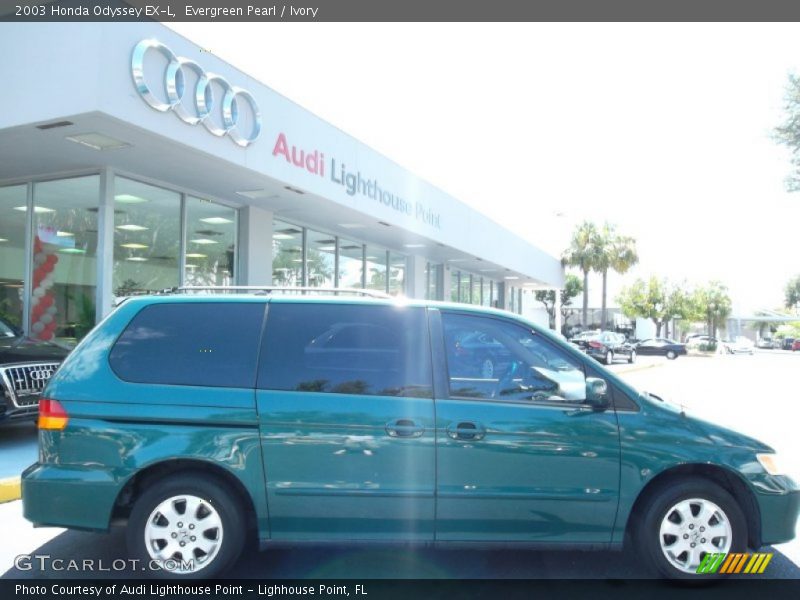 Evergreen Pearl / Ivory 2003 Honda Odyssey EX-L