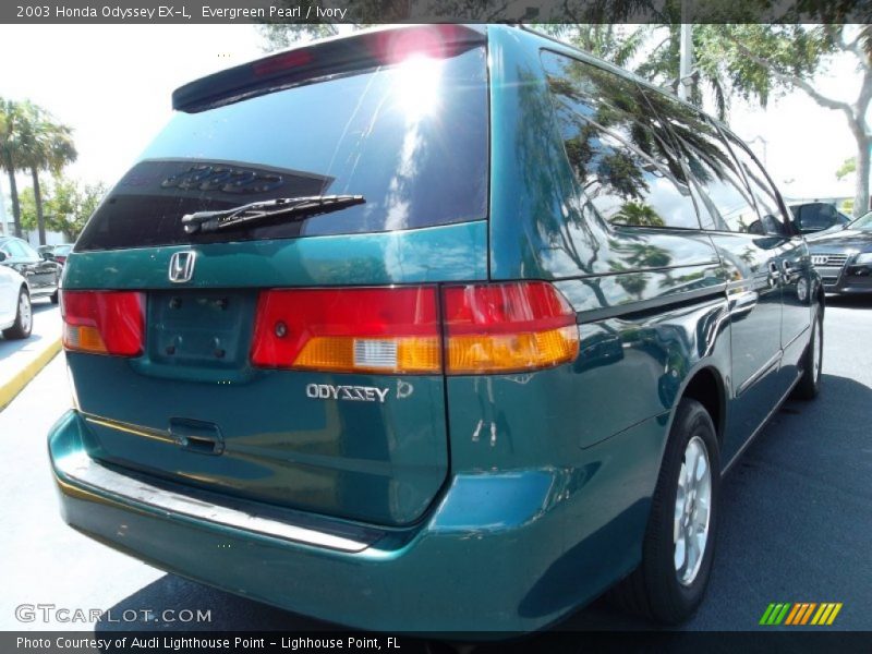 Evergreen Pearl / Ivory 2003 Honda Odyssey EX-L