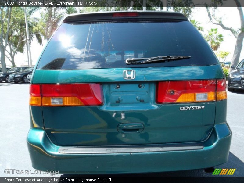 Evergreen Pearl / Ivory 2003 Honda Odyssey EX-L