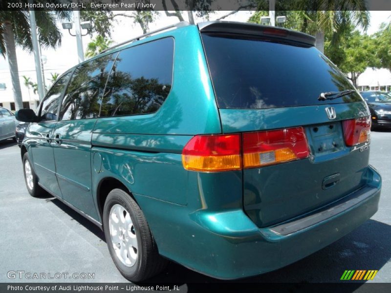 Evergreen Pearl / Ivory 2003 Honda Odyssey EX-L