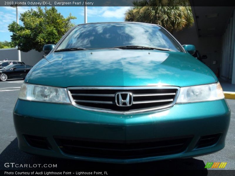 Evergreen Pearl / Ivory 2003 Honda Odyssey EX-L