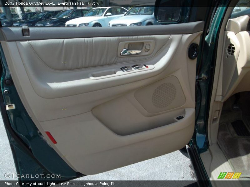 Evergreen Pearl / Ivory 2003 Honda Odyssey EX-L