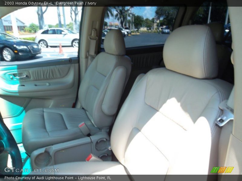 Evergreen Pearl / Ivory 2003 Honda Odyssey EX-L