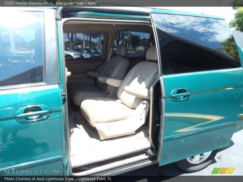 Evergreen Pearl / Ivory 2003 Honda Odyssey EX-L