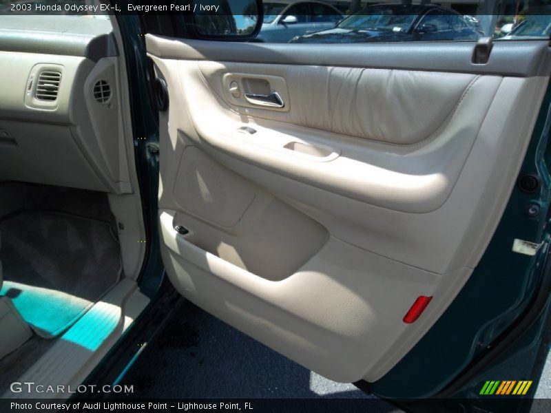Evergreen Pearl / Ivory 2003 Honda Odyssey EX-L