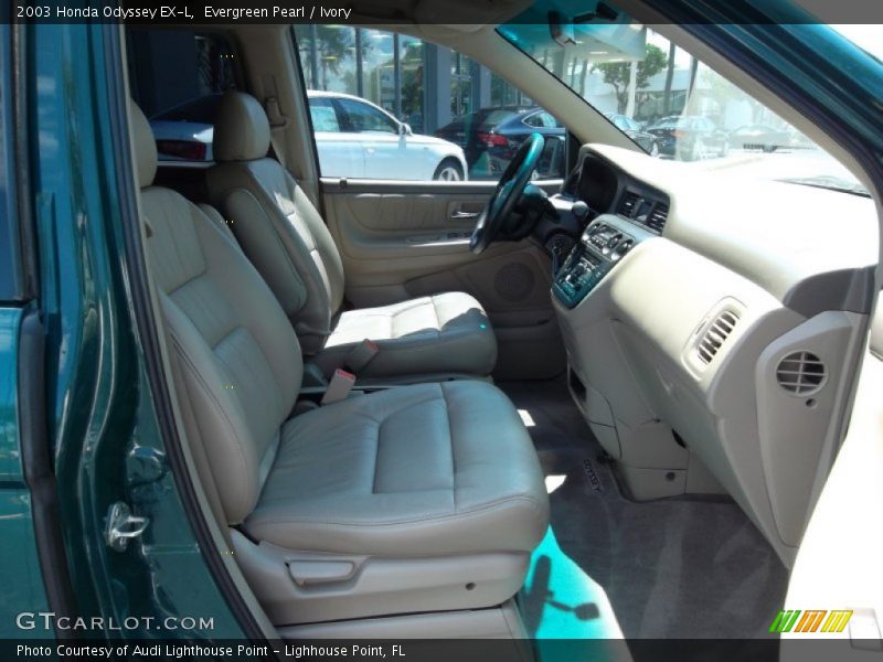 Evergreen Pearl / Ivory 2003 Honda Odyssey EX-L