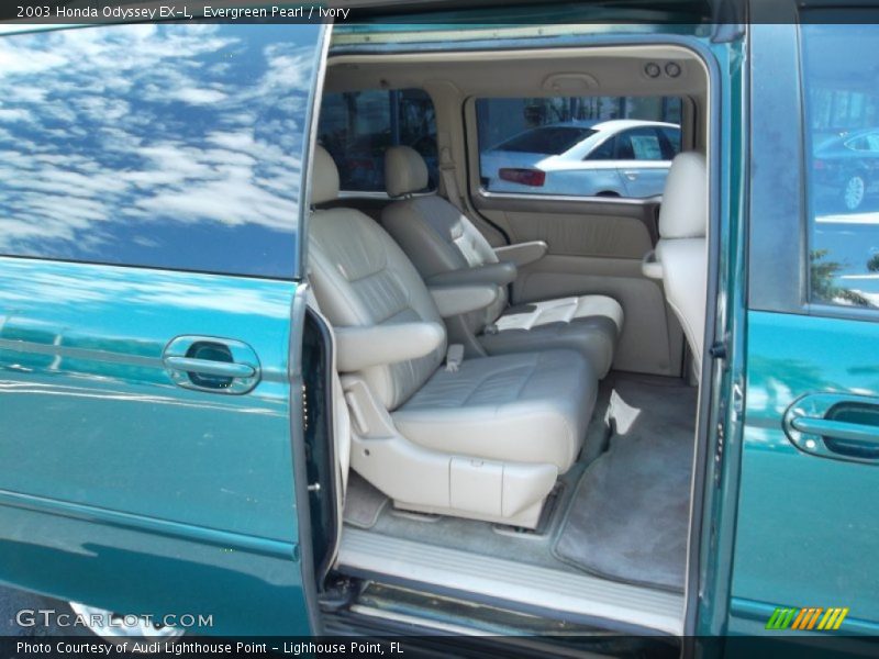 Evergreen Pearl / Ivory 2003 Honda Odyssey EX-L