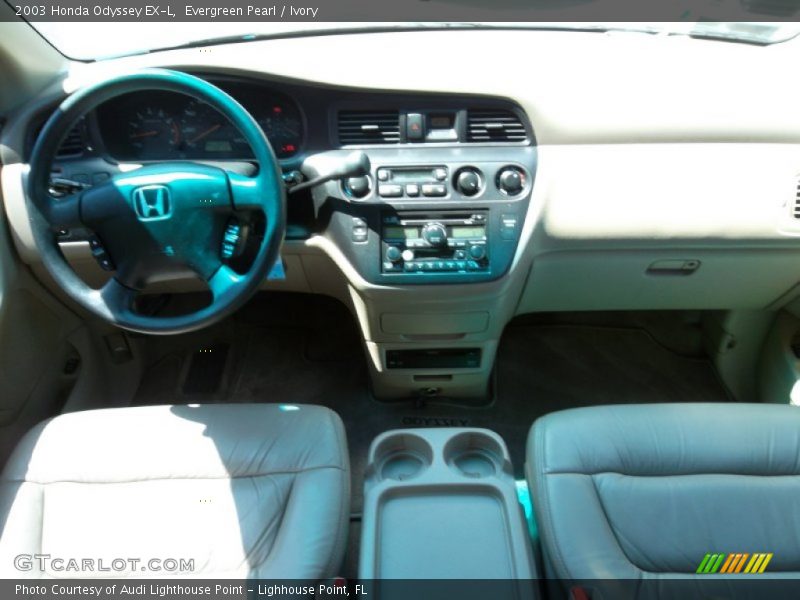 Evergreen Pearl / Ivory 2003 Honda Odyssey EX-L