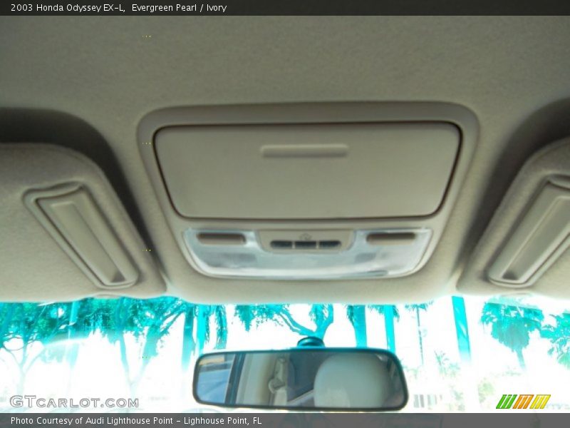 Evergreen Pearl / Ivory 2003 Honda Odyssey EX-L