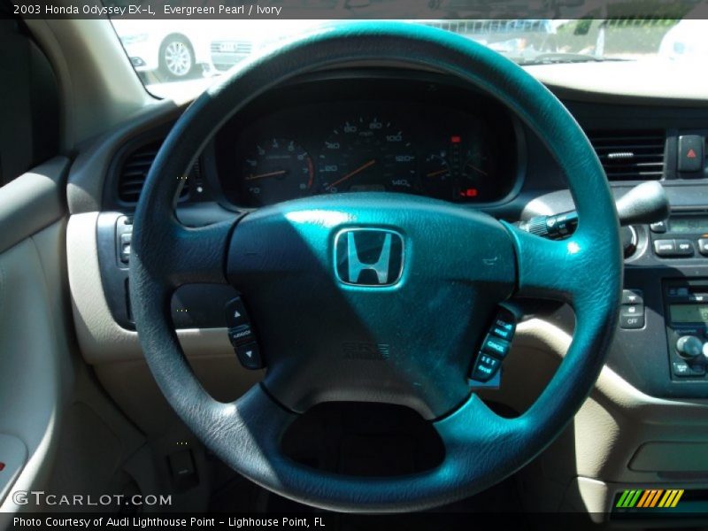 Evergreen Pearl / Ivory 2003 Honda Odyssey EX-L